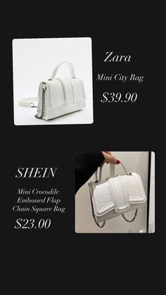 zara chain city bag dupe